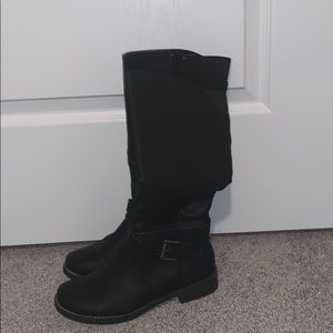 Black boots